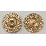 casual alloy sew-on snap