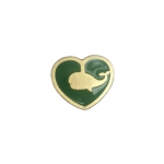 Enamel Heart Shape badge