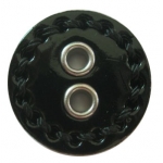 Leather button